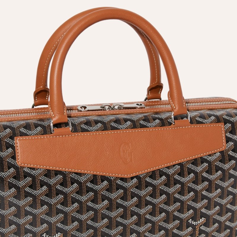 Goyard Cisalpin Document Case Vesker Svarte Brune | GY-QXA5295