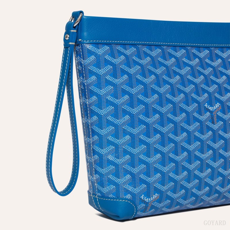Goyard Conti pouch Pouches Blå | GY-LKF3462
