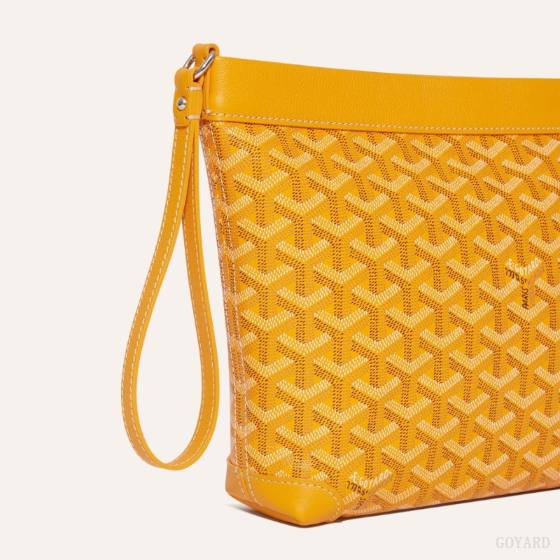 Goyard Conti pouch Pouches Gul | GY-KFS1783