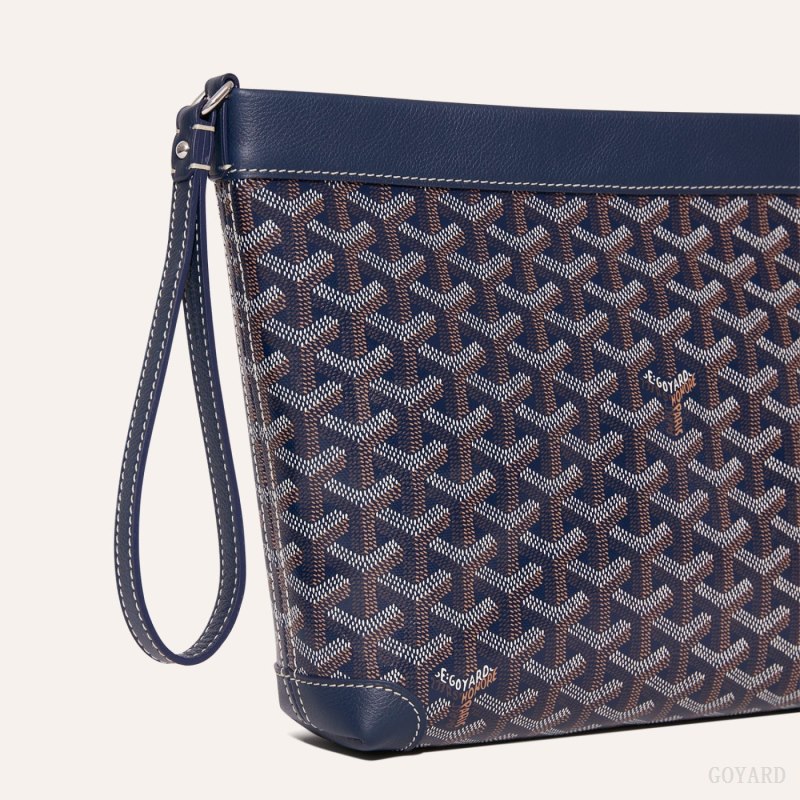 Goyard Conti pouch Pouches Marineblå Blå | GY-NJZ8528