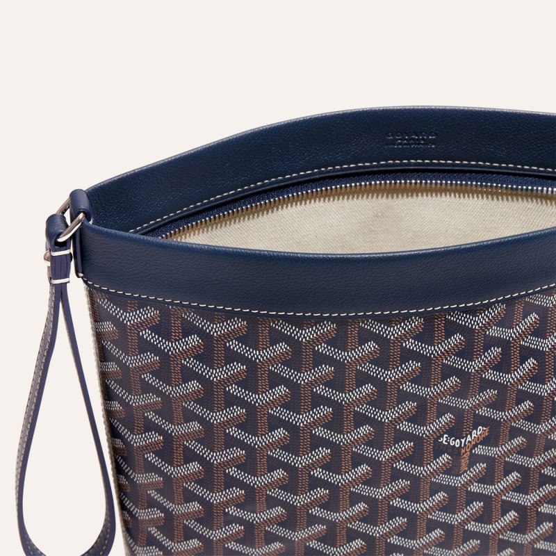 Goyard Conti pouch Pouches Marineblå Blå | GY-NJZ8528