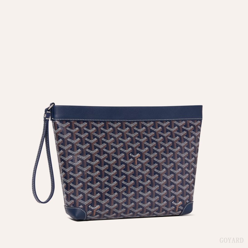 Goyard Conti pouch Pouches Marineblå Blå | GY-NJZ8528