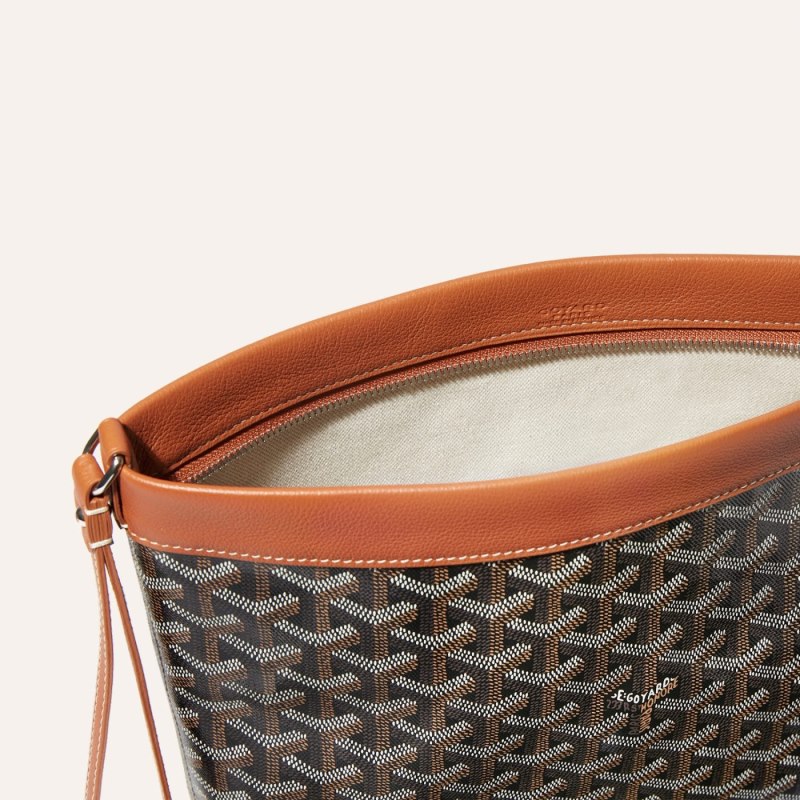Goyard Conti pouch Pouches Svarte Brune | GY-YCK7331