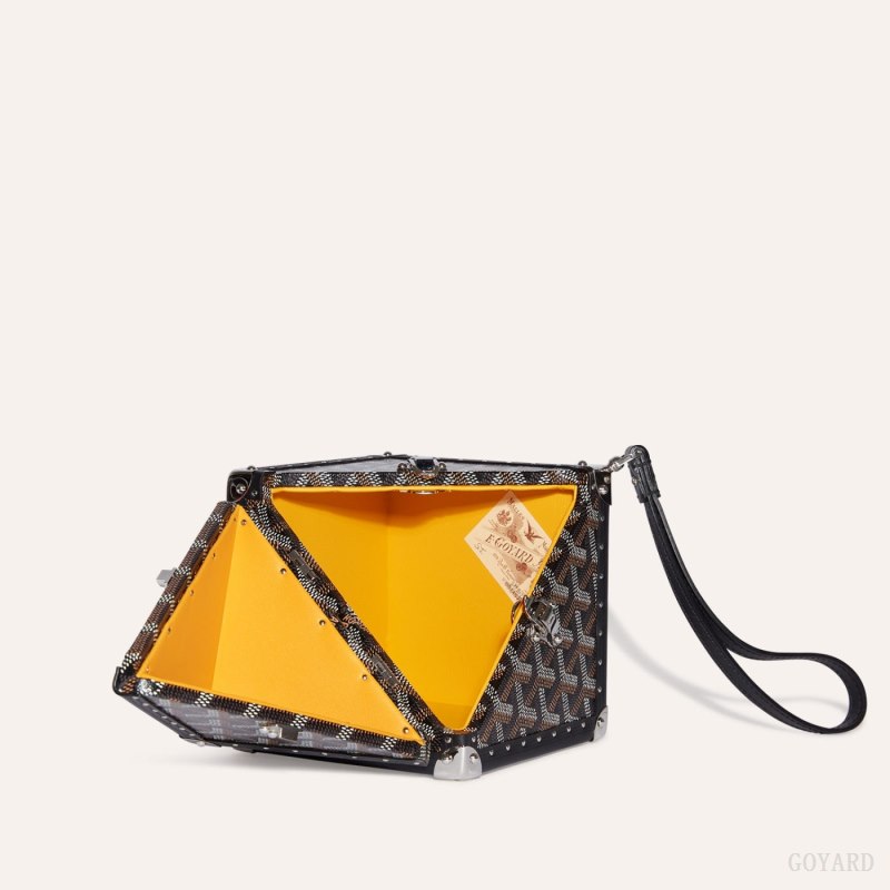 Goyard Dé Trunk Bag Bagasjepose Svarte | GY-AOT7032