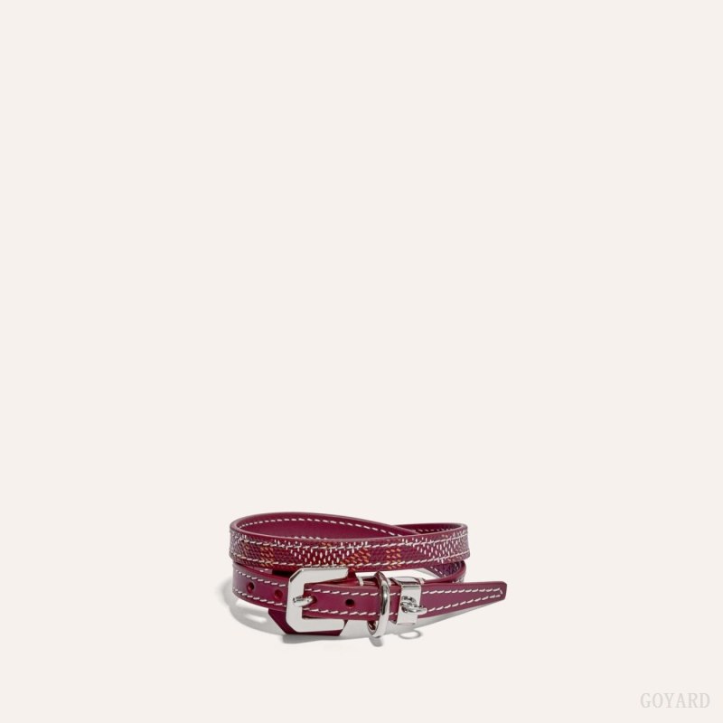 Goyard EDMOND BRACELET Armbånder Burgunder | GY-FCU6907