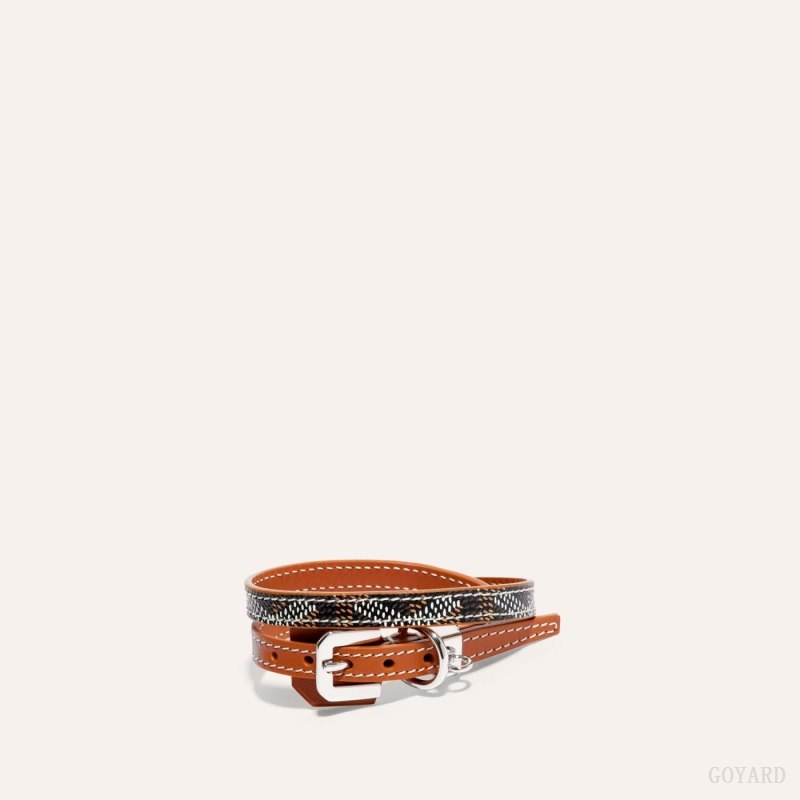 Goyard EDMOND BRACELET Armbånder Svarte Brune | GY-KUI4194