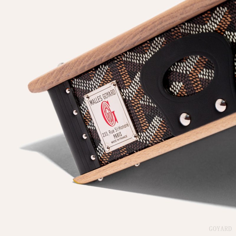 Goyard EDMOND DOUBLE BOWL Accessories Svarte | GY-HRB3097