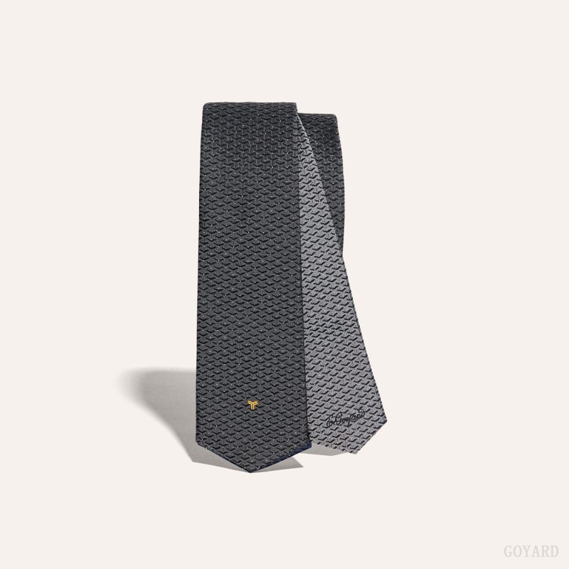 Goyard Eldredge Bicolore tie Slips Grå | GY-IHZ6807