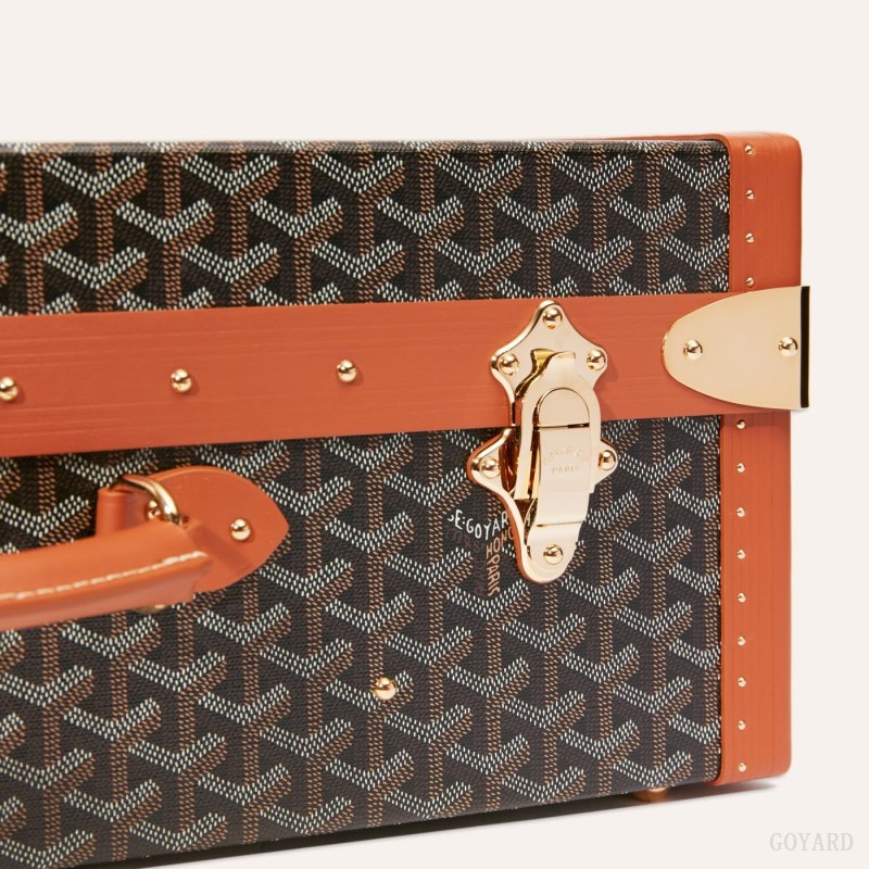 Goyard GRAND HÔTEL 50 CASE Koffert Svarte Brune | GY-XAP3364