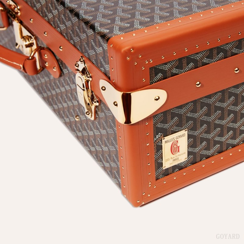 Goyard GRAND HÔTEL 50 CASE Koffert Svarte Brune | GY-XAP3364