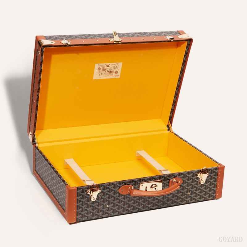 Goyard GRAND HÔTEL 55 CASE Koffert Svarte Brune | GY-NTE6295