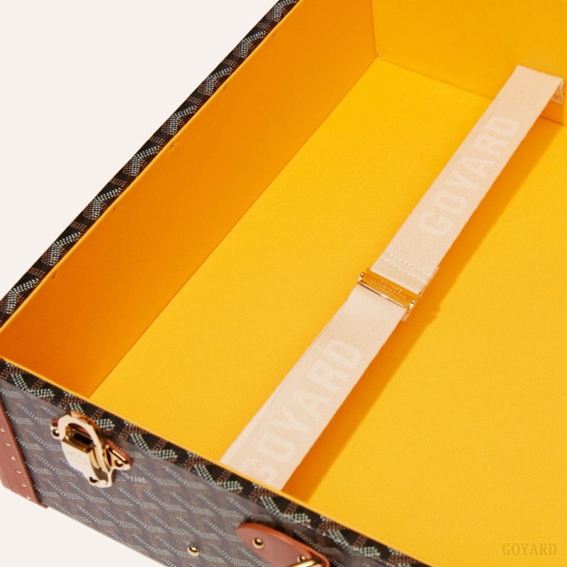 Goyard GRAND HÔTEL 55 CASE Koffert Svarte Brune | GY-NTE6295