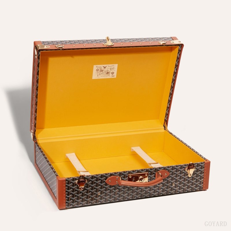Goyard GRAND HÔTEL 60 CASE Koffert Svarte Brune | GY-KUU6495