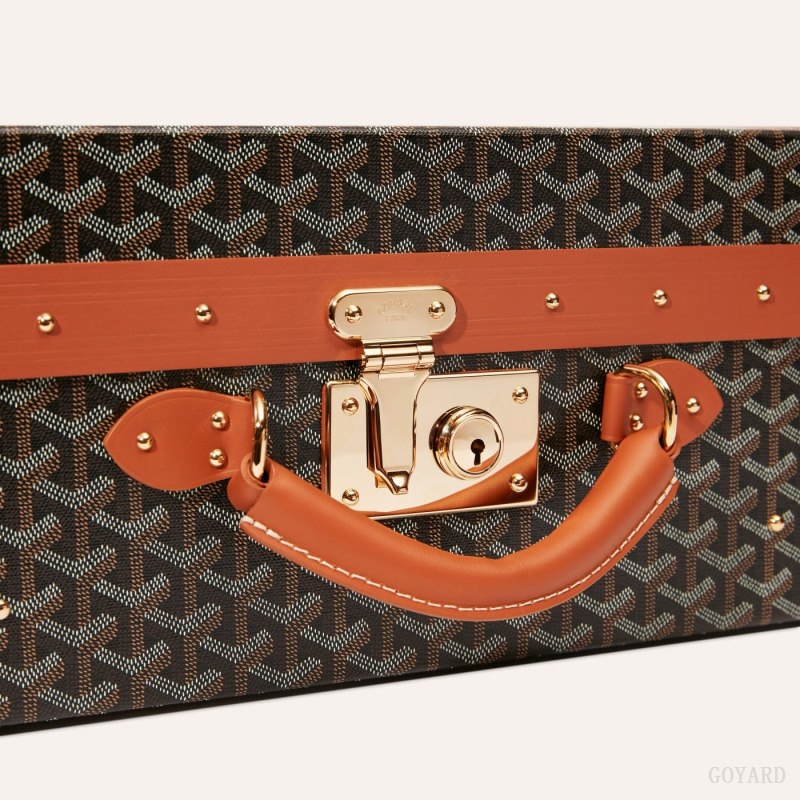 Goyard GRAND HÔTEL 60 CASE Koffert Svarte Brune | GY-KUU6495