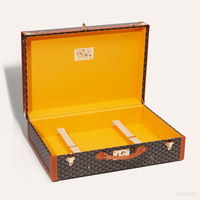 Goyard GRAND HÔTEL 65 CASE Koffert Svarte Brune | GY-ZAX8935
