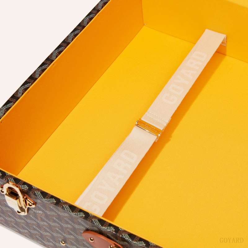 Goyard GRAND HÔTEL 65 CASE Koffert Svarte Brune | GY-ZAX8935
