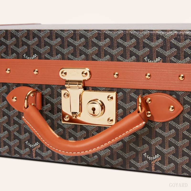 Goyard GRAND HÔTEL 65 CASE Koffert Svarte Brune | GY-ZAX8935