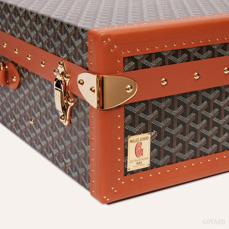 Goyard GRAND HÔTEL 65 CASE Koffert Svarte Brune | GY-ZAX8935