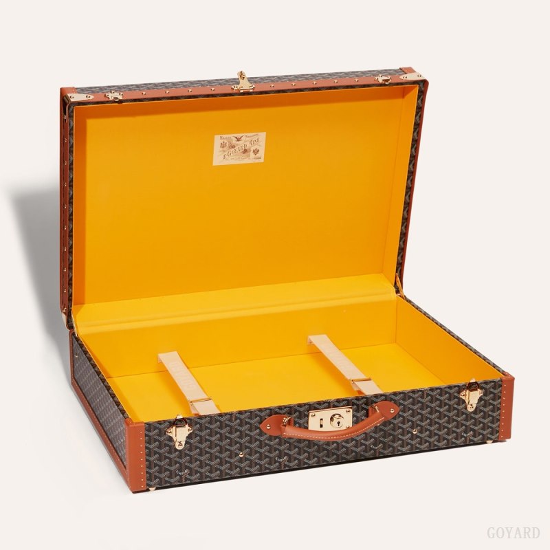 Goyard GRAND HÔTEL 70 CASE Koffert Svarte Brune | GY-UPC1149
