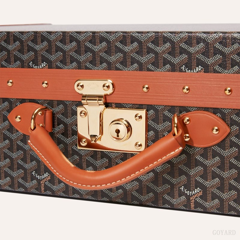 Goyard GRAND HÔTEL 70 CASE Koffert Svarte Brune | GY-UPC1149
