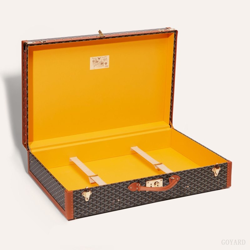 Goyard GRAND HÔTEL 80 CASE Koffert Svarte Brune | GY-LDD2497