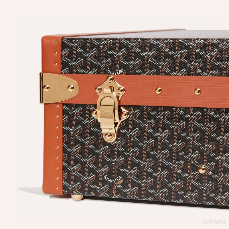 Goyard GRAND HÔTEL 80 CASE Koffert Svarte Brune | GY-LDD2497