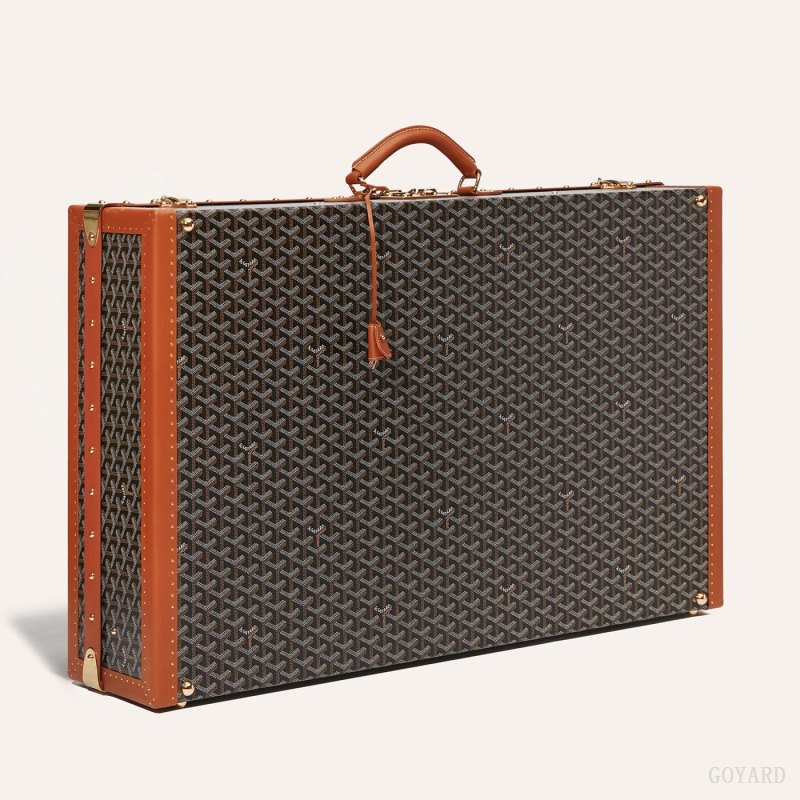 Goyard GRAND HÔTEL 80 CASE Koffert Svarte Brune | GY-LDD2497