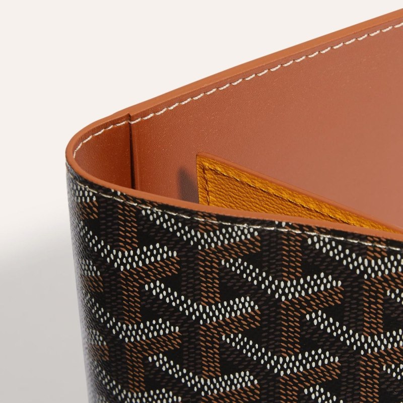 Goyard GRENELLE PASSPORT COVER Passholder Svarte Brune | GY-IDZ3502