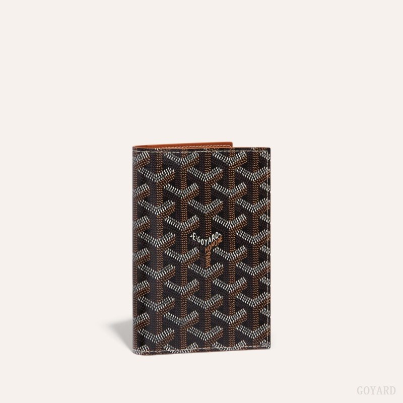 Goyard GRENELLE PASSPORT COVER Passholder Svarte Brune | GY-IDZ3502