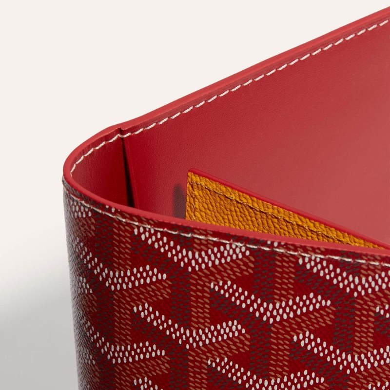 Goyard GRENELLE PASSPORT COVER Passholder Rød | GY-GDU1636