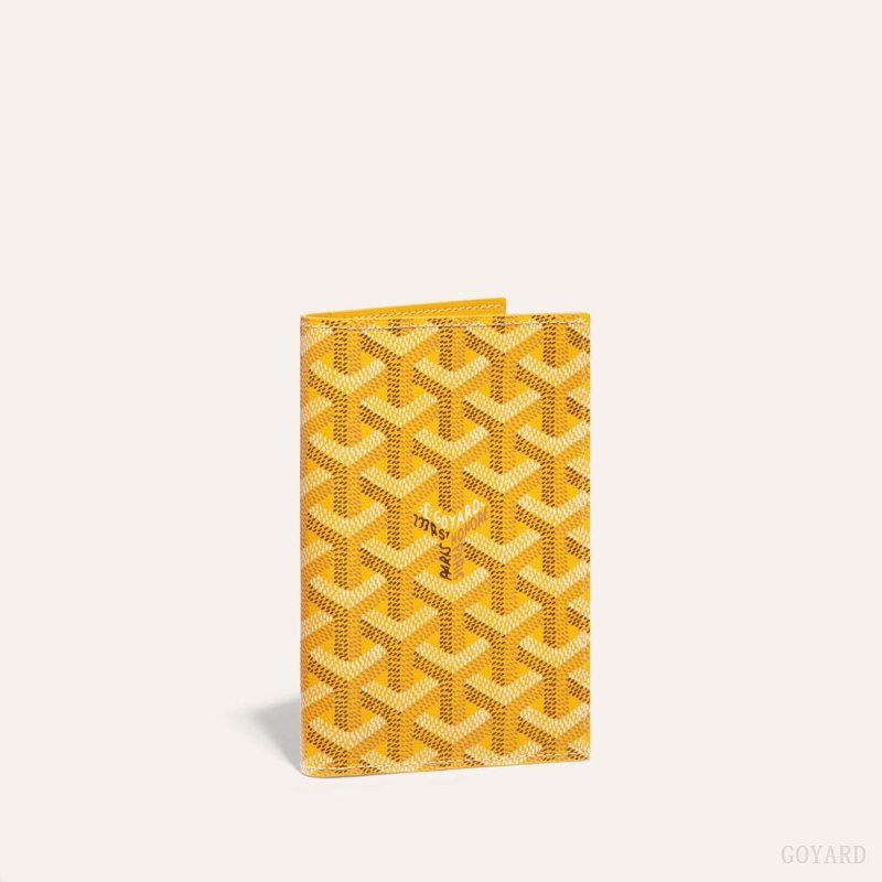 Goyard GRENELLE PASSPORT COVER Passholder Gul | GY-AQE6642