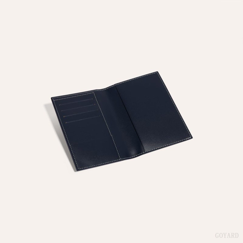 Goyard GRENELLE PASSPORT COVER Passholder Marineblå Blå | GY-GXK3936