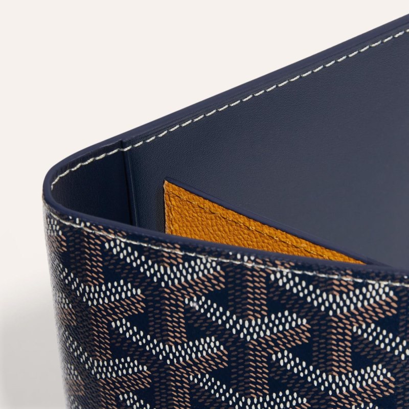 Goyard GRENELLE PASSPORT COVER Passholder Marineblå Blå | GY-GXK3936