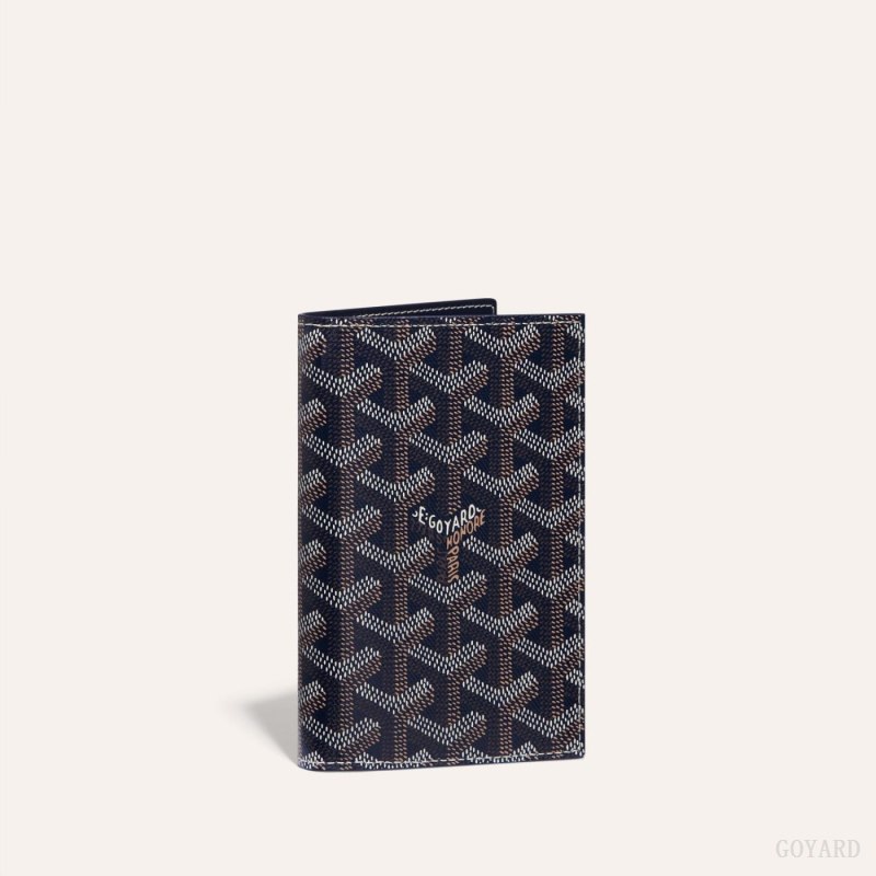 Goyard GRENELLE PASSPORT COVER Passholder Marineblå Blå | GY-GXK3936