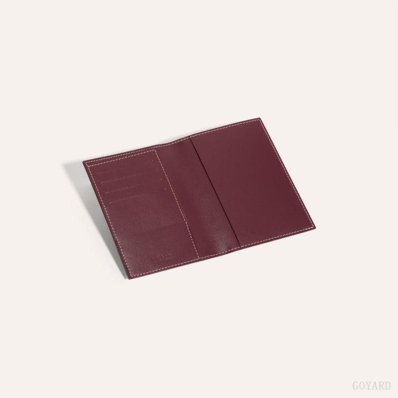 Goyard GRENELLE PASSPORT COVER Passholder Burgunder | GY-YDG5422
