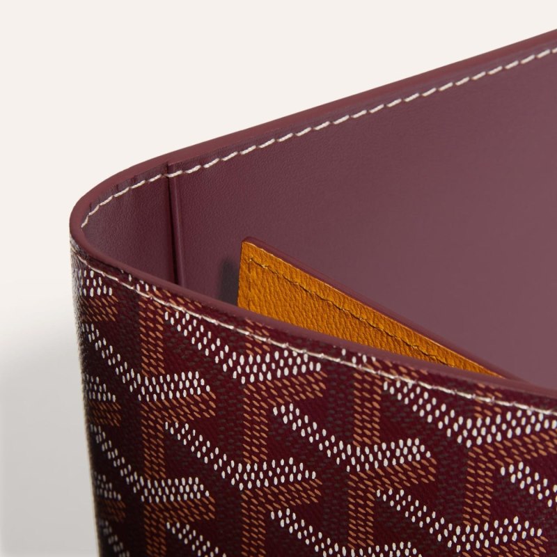 Goyard GRENELLE PASSPORT COVER Passholder Burgunder | GY-YDG5422