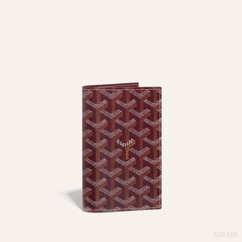 Goyard GRENELLE PASSPORT COVER Passholder Burgunder | GY-YDG5422