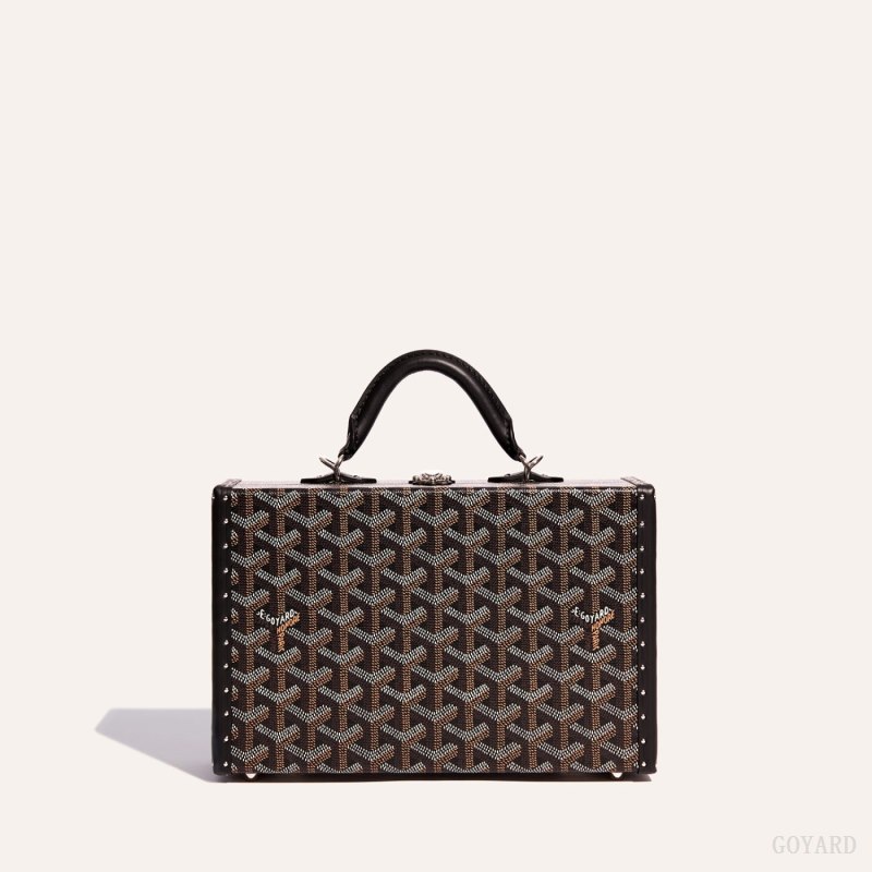 Goyard Grand Hôtel Trunk Bag Skulderveske Svarte | GY-IFZ2136