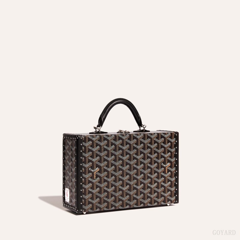 Goyard Grand Hôtel Trunk Bag Skulderveske Svarte | GY-IFZ2136
