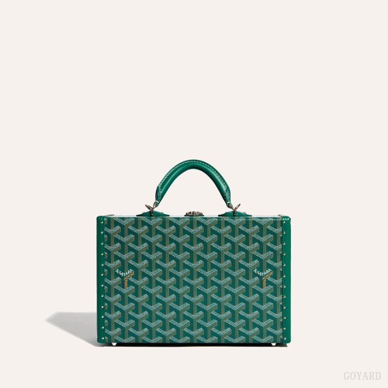 Goyard Grand Hôtel Trunk Bag Skulderveske Grønn | GY-ZVO0894
