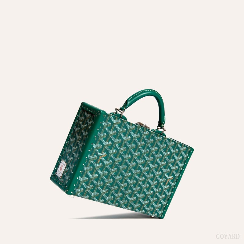 Goyard Grand Hôtel Trunk Bag Skulderveske Grønn | GY-ZVO0894