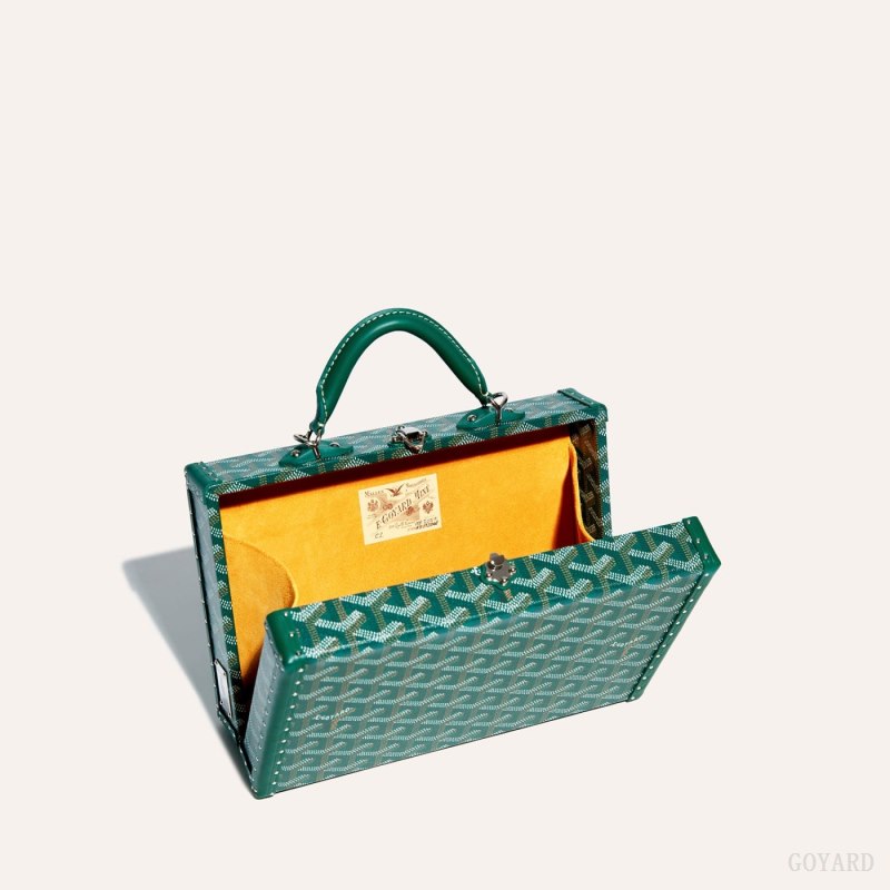 Goyard Grand Hôtel Trunk Bag Skulderveske Grønn | GY-ZVO0894