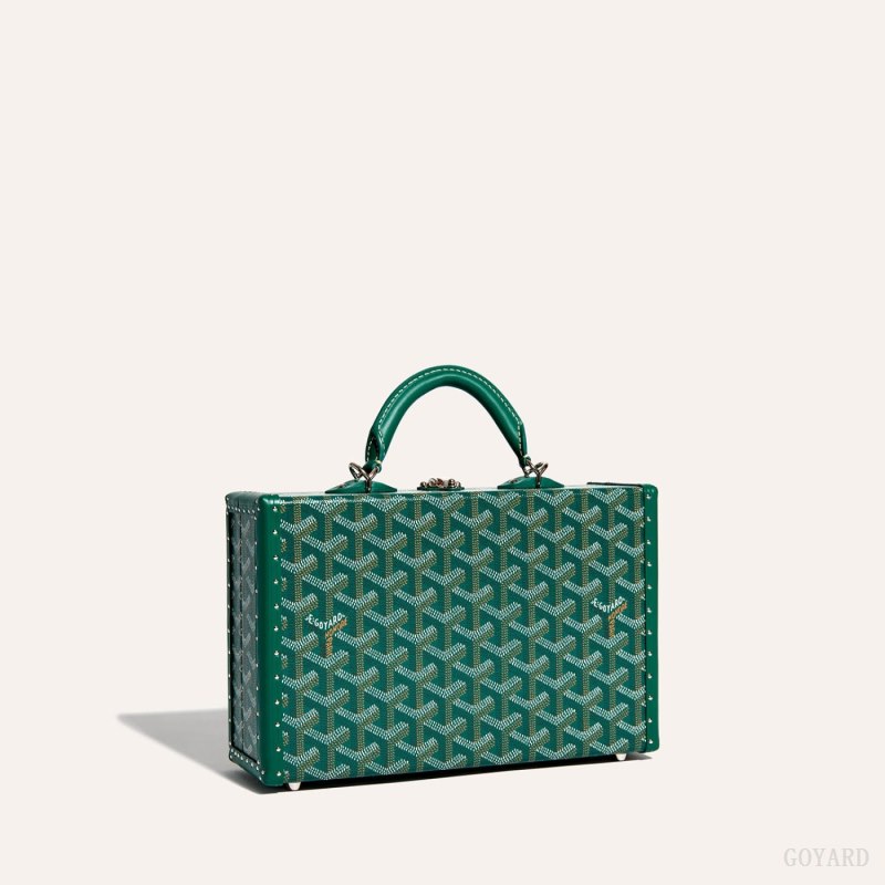 Goyard Grand Hôtel Trunk Bag Skulderveske Grønn | GY-ZVO0894
