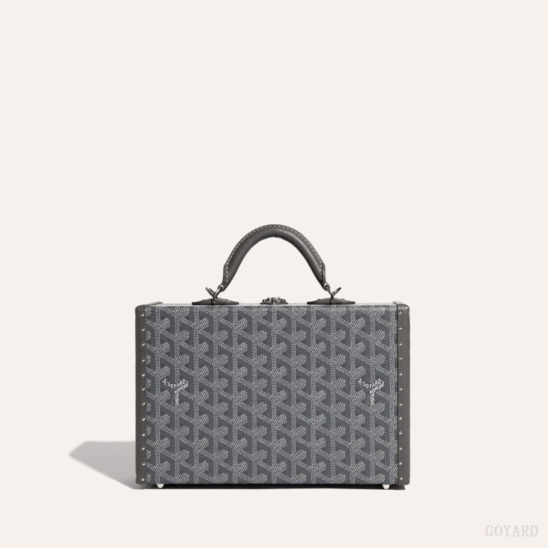 Goyard Grand Hôtel Trunk Bag Skulderveske Grå | GY-GTK0027