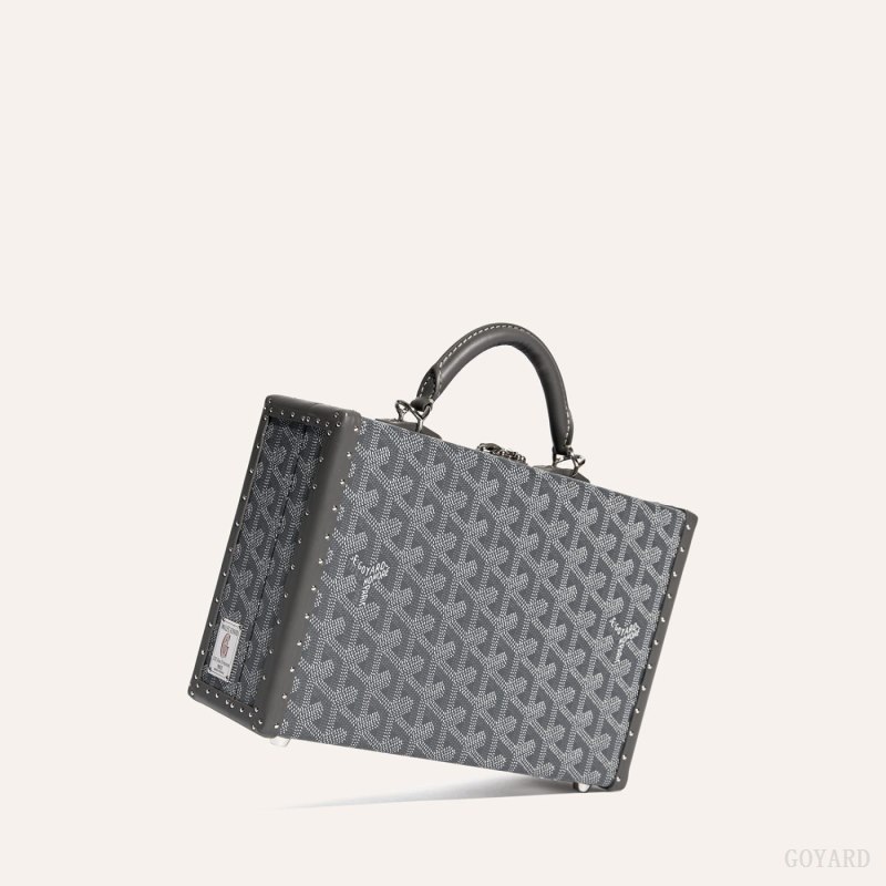 Goyard Grand Hôtel Trunk Bag Skulderveske Grå | GY-GTK0027
