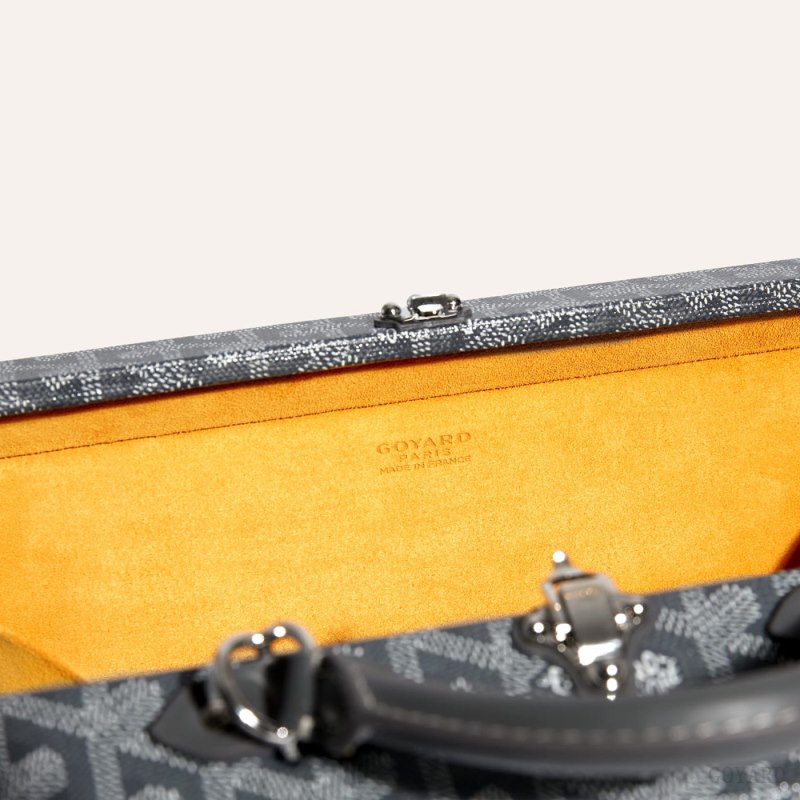 Goyard Grand Hôtel Trunk Bag Skulderveske Grå | GY-GTK0027