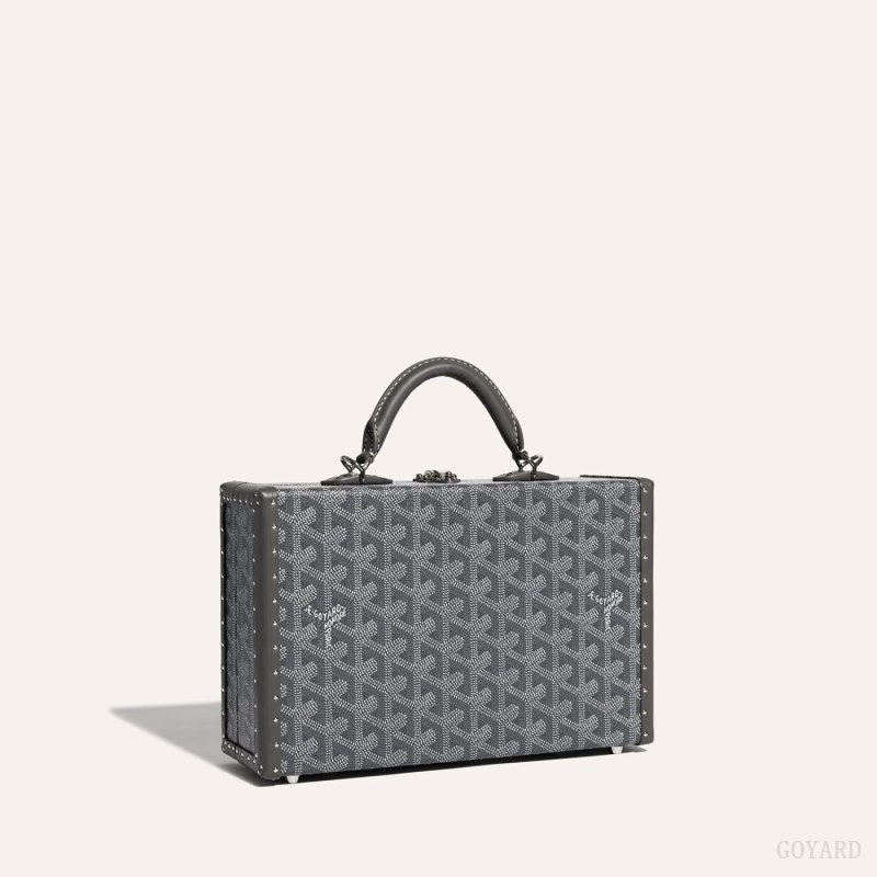 Goyard Grand Hôtel Trunk Bag Skulderveske Grå | GY-GTK0027