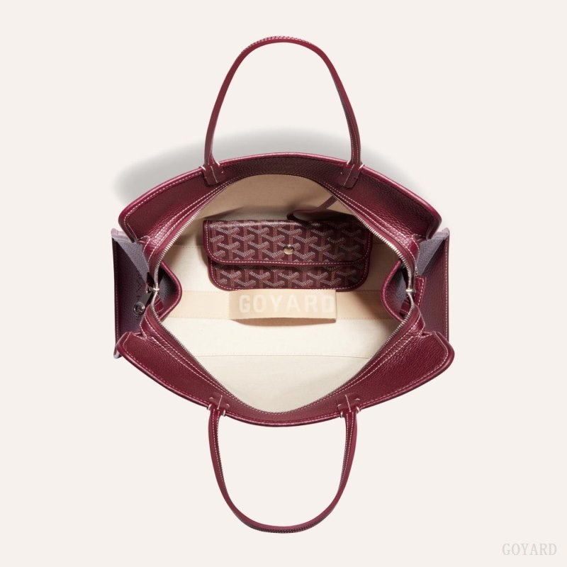 Goyard HARDY PM BAG Tote Veske Burgunder | GY-MKZ2421