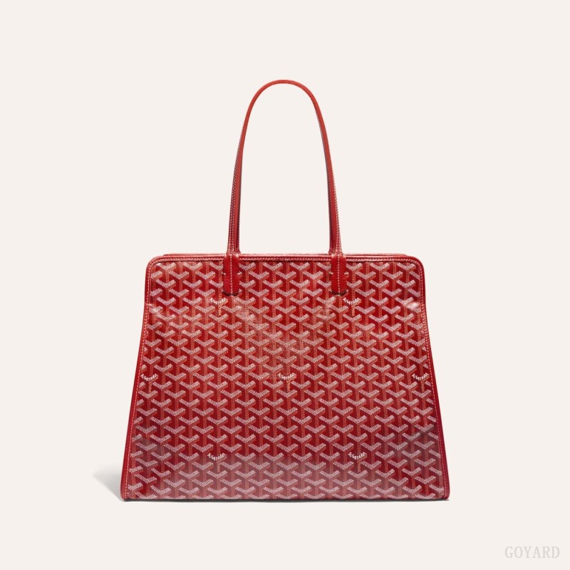 Goyard HARDY PM BAG Tote Veske Rød | GY-WCI7951