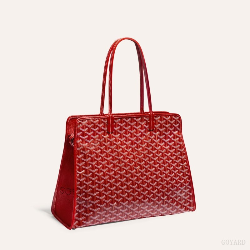 Goyard HARDY PM BAG Tote Veske Rød | GY-WCI7951